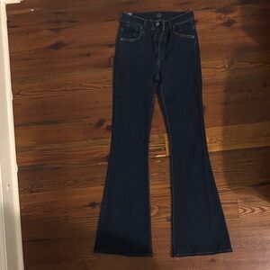 Citizens Of Humanity Dark Blue Flare Jeans